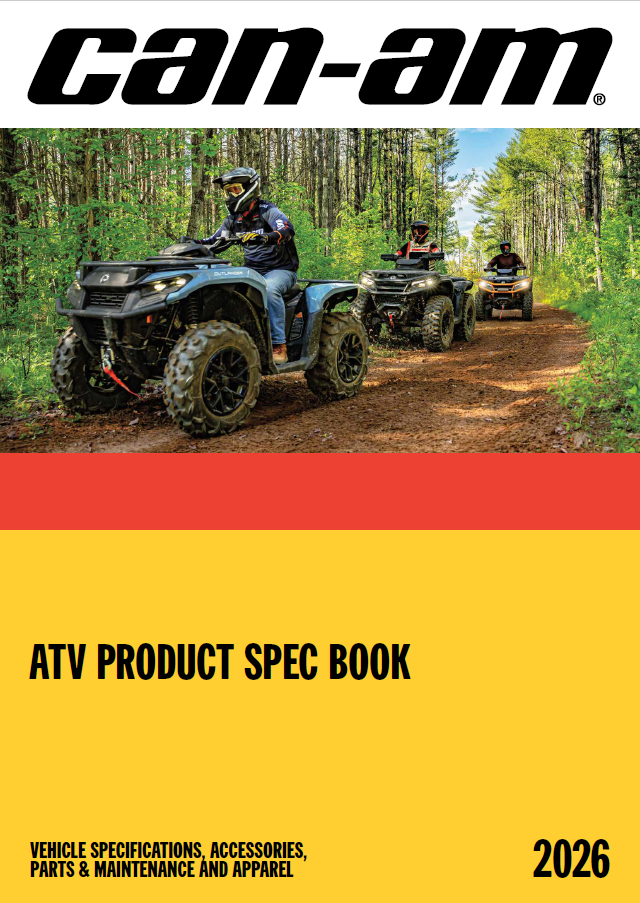CAN-AM ATV- Tuotetiedot ja varusteet 2026